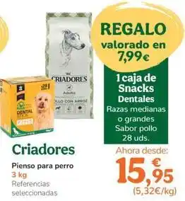 TiendAnimal Criadores - pienso para perro oferta