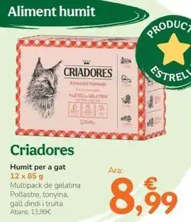 TiendAnimal Criadores - húmedo para gato oferta