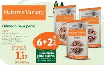 TiendAnimal Nature's variety - húmedo para perro oferta