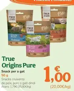 TiendAnimal True origins pure - snack para gato oferta
