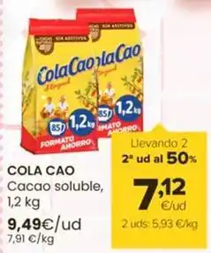 Autoservicios Familia Cola cao - cacao soluble oferta