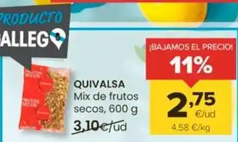 Autoservicios Familia Quivalsa - mix de frutos secos oferta