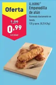 ALDI El horno - empanadilla de atún oferta
