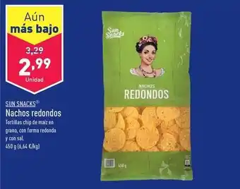 ALDI Sun snacks - nachos redondos oferta