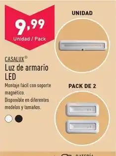 ALDI Casalux - luz de armario led oferta