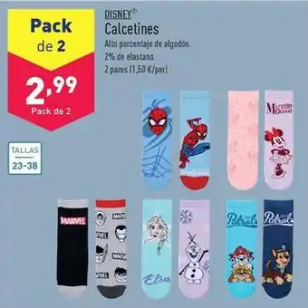 ALDI Disney - calcetines oferta