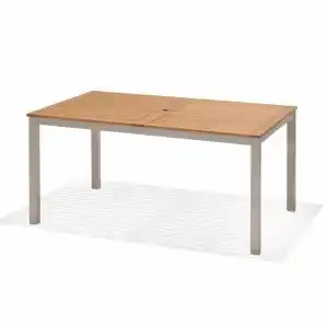 Brico Depôt Mesa do jardim do chillvert imperiia wood and aluminium 150x89,3x74,40 oferta
