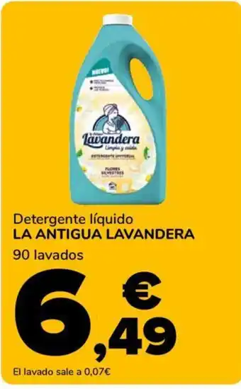 Supeco Detergente líquido LA ANTIGUA LAVANDERA oferta