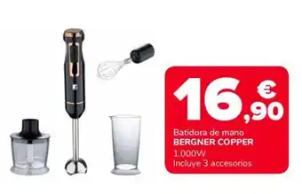 Supeco Batidora de mano BERGNER COPPER 1.000W oferta