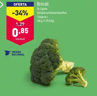 ALDI Brócoli oferta