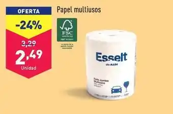 ALDI Esselt - papel multiusos oferta