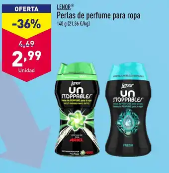 ALDI LENOR® Perlas de perfume para ropa oferta