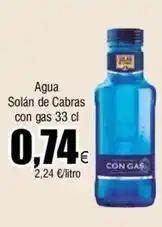 Froiz Solán de cabras - agua con gas oferta