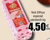 FROIZ Elpozo - york especial sandwich oferta