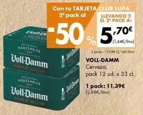 Supermercados Lupa Cerveza oferta