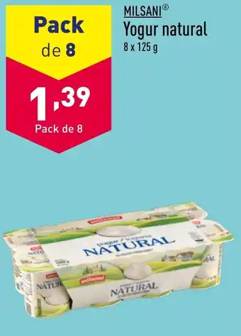 ALDI MILSANIⓇ Yogur natural oferta