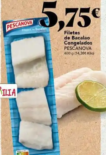 Gadis Pescanova - filetes de bacalao congelados oferta