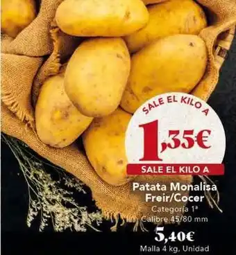 Gadis Patata monalisa freir/cocer oferta