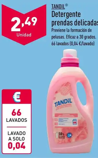 ALDI TANDIL® Detergente prendas delicadas oferta