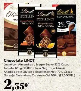 Gadis Lindt - chocolate oferta