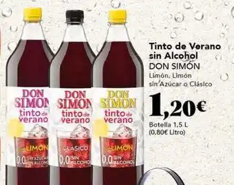 Gadis Don simón - tinto de verano sin alcohol oferta