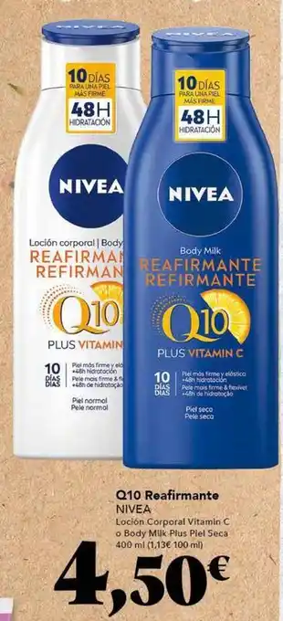 Gadis Nivea - q10 reafirmante oferta
