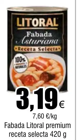 FROIZ Fabada Litoral premium receta selecta 420 g oferta