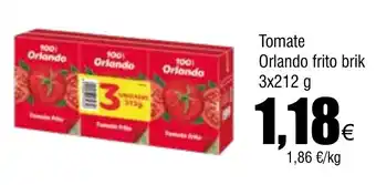 Froiz Tomate Orlando frito brik 3x212 g oferta