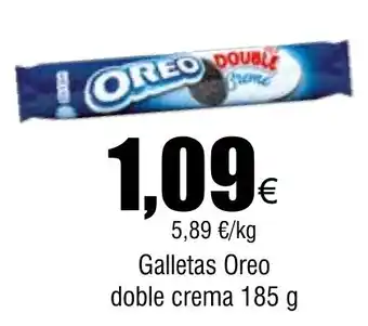 FROIZ Galletas Oreo doble crema 185 g oferta