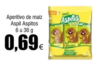 FROIZ Aperitivo de maíz Aspil Aspitos 6 u 36 g oferta