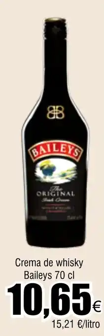 FROIZ Crema de whisky Baileys 70 cl oferta