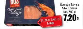FROIZ Gambón Salvaje 14-22 piezas Nós 800 g oferta