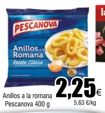 Froiz Anillos a la romana Pescanova 400 g oferta