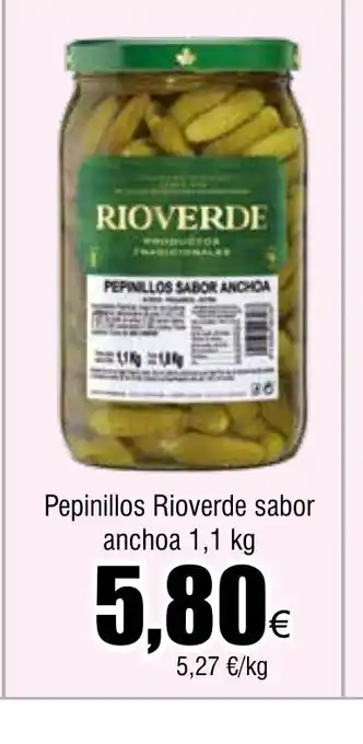 FROIZ Pepinillos Rioverde sabor anchoa 1,1 kg oferta