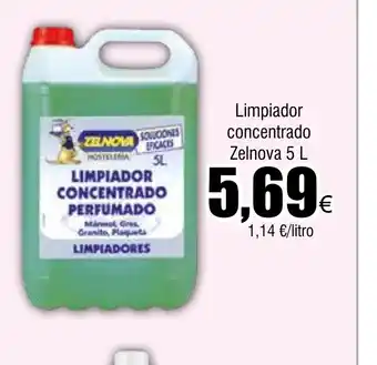 FROIZ Limpiador concentrado Zelnova 5 L oferta