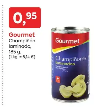 Suma Supermercados Gourmet Champiñón laminado, oferta
