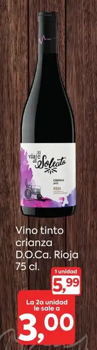 Suma Supermercados Vino tinto crianza D.O.Ca. Rioja oferta