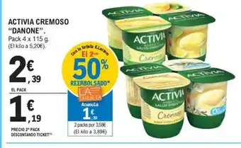 E.Leclerc ACTIVIA CREMOSO oferta