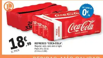 E.Leclerc REFRESCO "COCA-COLA oferta