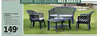 E.Leclerc CONJUNTO DE 4 PIEZAS oferta