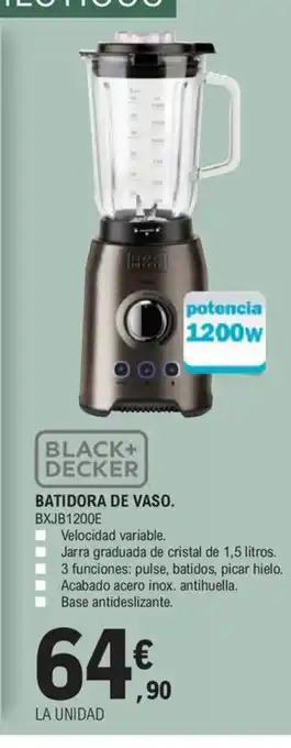 E.Leclerc BATIDORA DE VASO oferta
