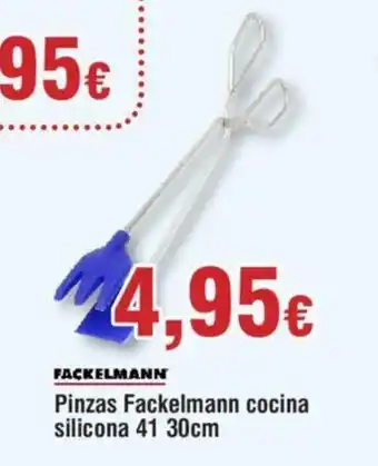 FROIZ FACKELMANN Pinzas Fackelmann cocina silicona 41 30cm oferta