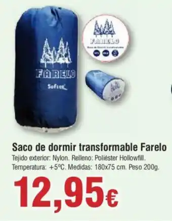 Froiz Saco de dormir transformable Farelo oferta