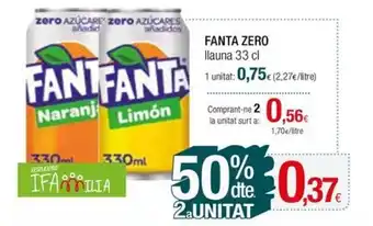 Condis FANTA ZERO oferta