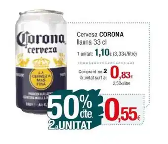 Condis Cervesa CORONA llauna 33 cl oferta