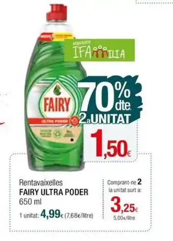 Condis Rentavaixelles FAIRY ULTRA PODER 650 ml oferta