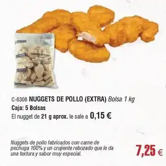 Abordo Nuggets de pollo oferta