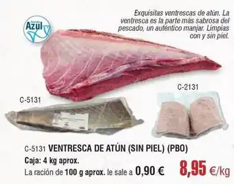 Abordo Ventresca de atún oferta