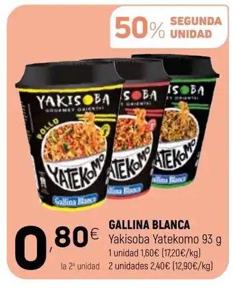 Coviran Gallina Blanca Yakisoba Yatekomo 93g oferta