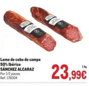 Makro Lomo de cebo de campo 50% Ibérico SÁNCHEZ ALCARAZ oferta